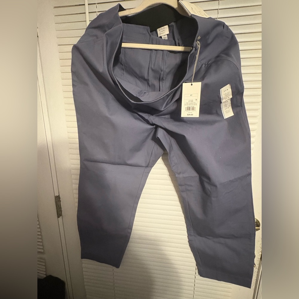a new day Women's Blue Cropped Pants